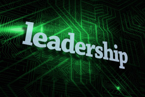 46387810 - the word leadership against green and black circuit board